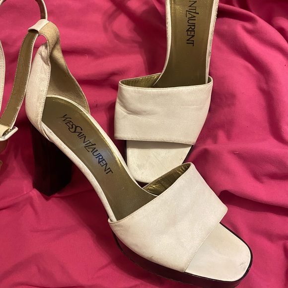 Yves Saint Laurent Shoes Yves Saint Laurent Ysl Womens White